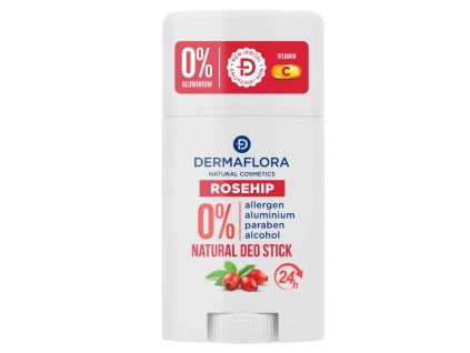 DERMAFLORA tuhý antiperspirant se šípkovým olejem