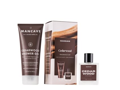 MANCAVE SET EDT SG 200 CEDARWOOD