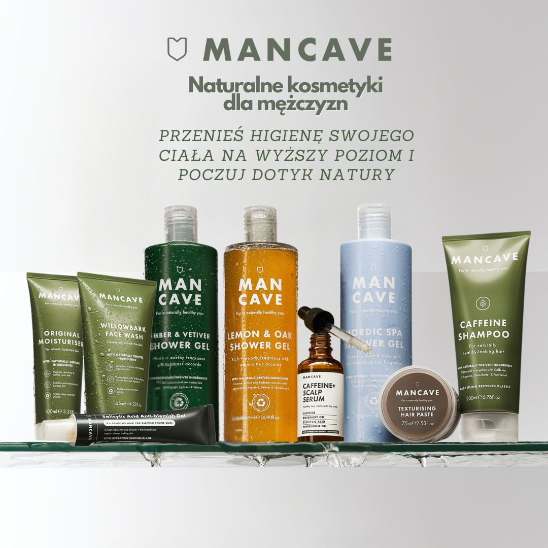 Naturalne kosmetyki dla mężczyzn Mancave