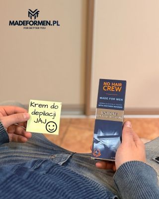 Chłopaki — kiedy mówimy „idę się ogarnąć”, może to znaczyć cokolwiek… Ale jeśli masz na myśli krem do depilacji okolic...