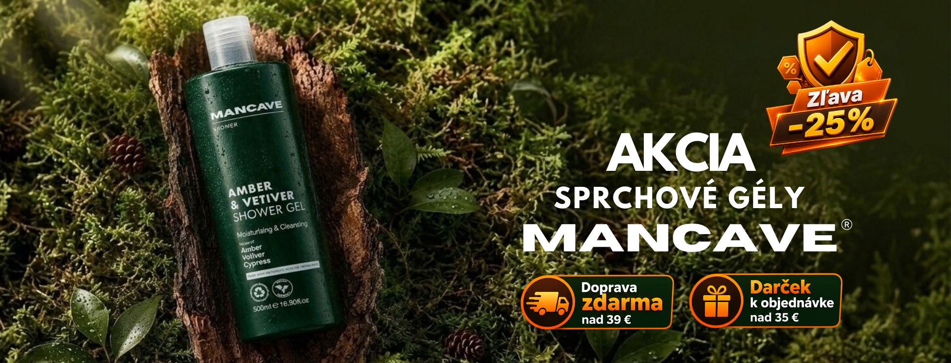 Produkty AMBER a VETIVER