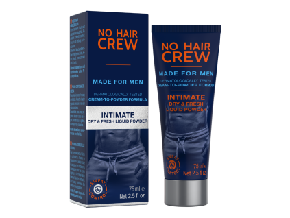 NO HAIR CREW INTIMATE Prémiový tekutý púder 75 ml