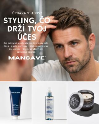💪 Úprava vlasov na úrovni? Tvoj štýl si zaslúži produkty, ktoré držia krok s tebou! 🌿 MANCAVE ti prináša prírodný styling,...