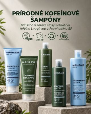💪 Silné a zdravé vlasy začínajú s MANCAVE! Ak hľadáš šampón, ktorý nielen umýva,ale aj posilňuje tvoje vlasy – MANCAVE je...