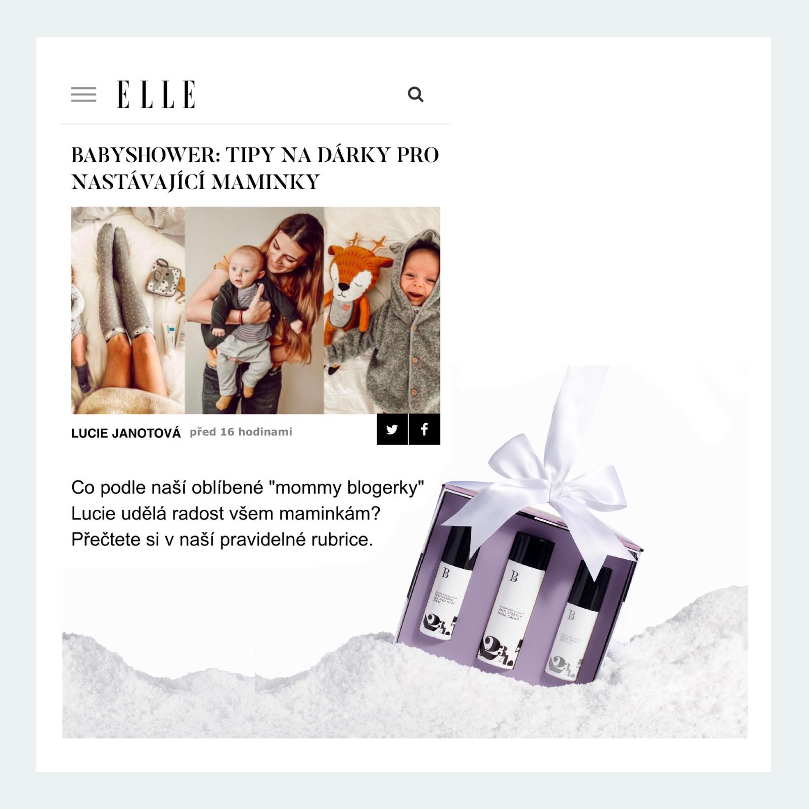 Elle - BABYSHOWER: TIPY NA DÁRKY PRO NASTÁVAJÍCÍ MAMINKY