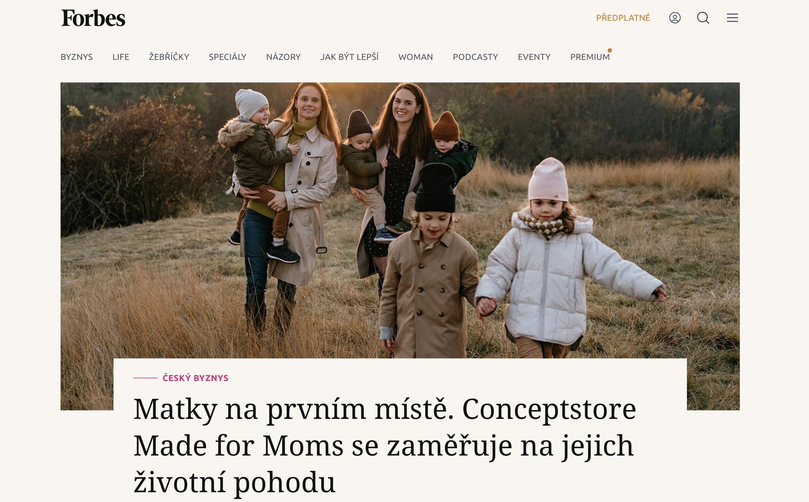 Made for Moms na Forbes.cz