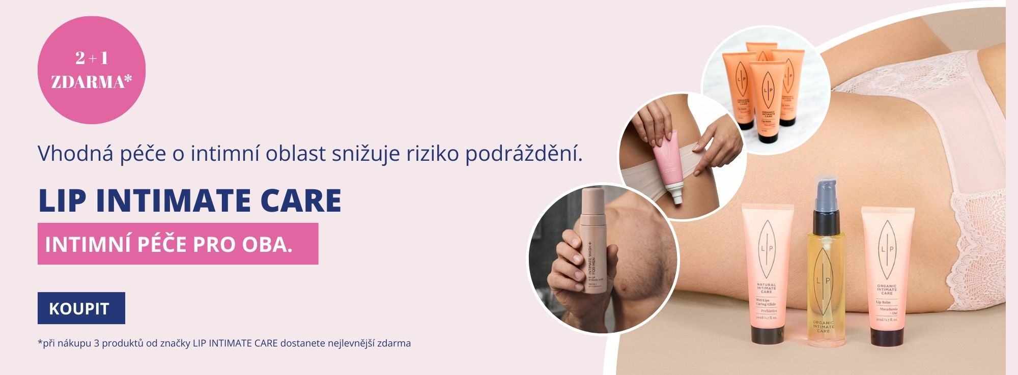 Lip intimate, dokonalá přírodní kosmetika na intimní partie