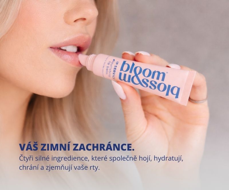 balzám na rty popraskané rty v zimě