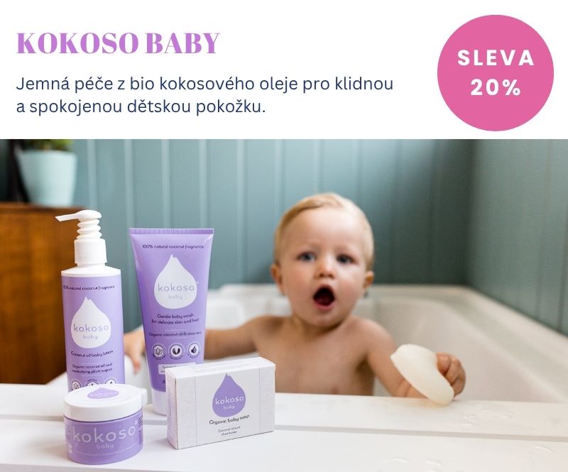 kokoso dětské přírodní péče o citlivou pokožku