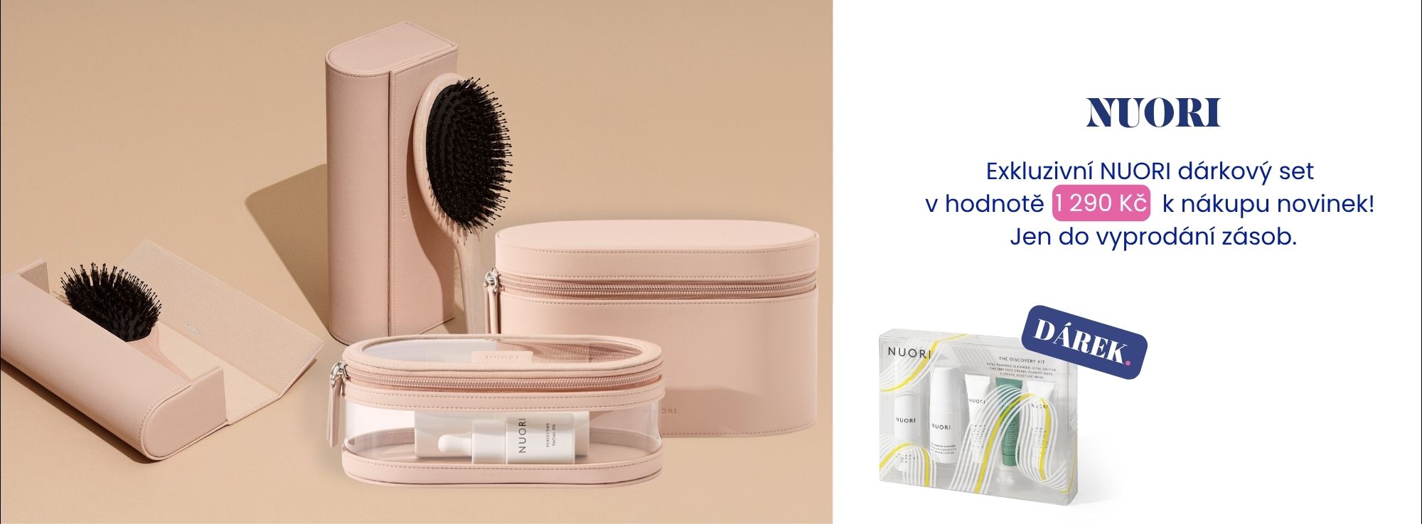 Exkluzivní NUORI dárkový set v hodnotě 1 290 Kč k nákupu novinek – jen do vyprodání zásob.
