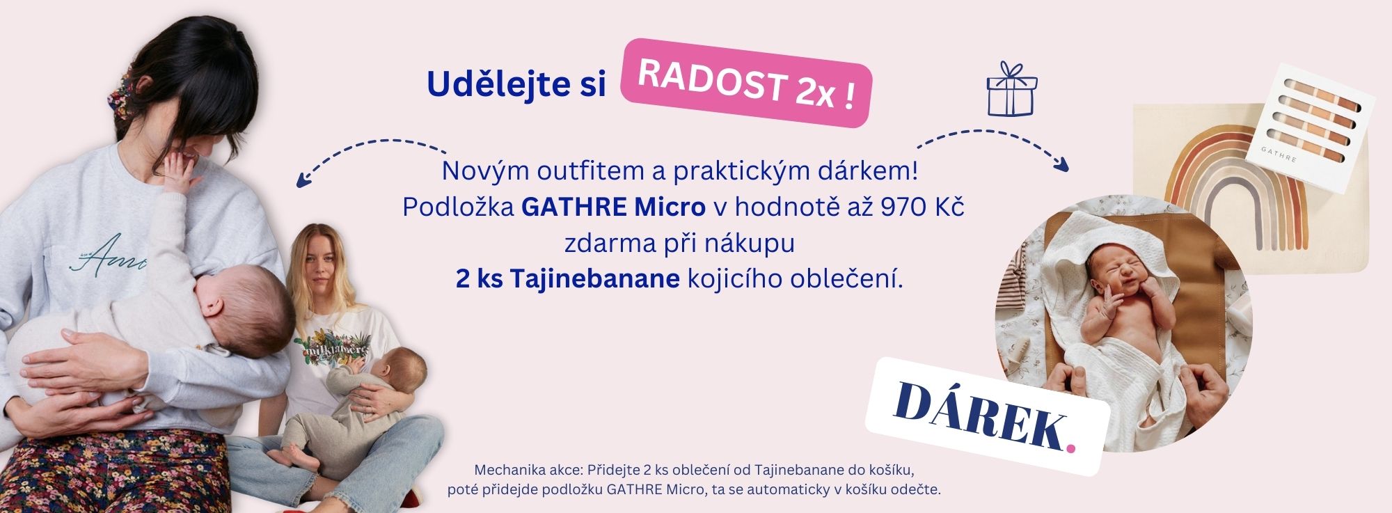 k nákupu 2 produktů od Tajinebanane Podložka Gathre micro zdarma