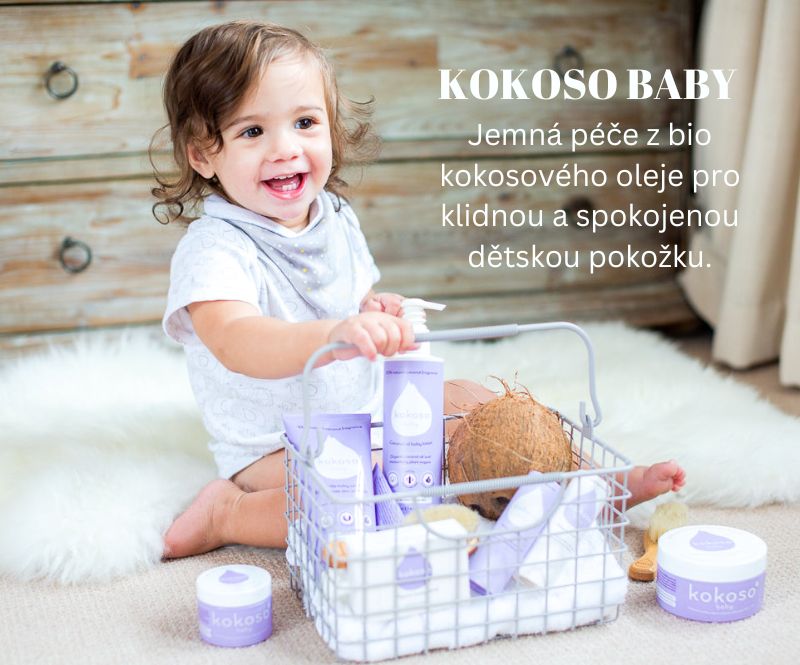kokoso dětské přírodní péče o citlivou pokožku