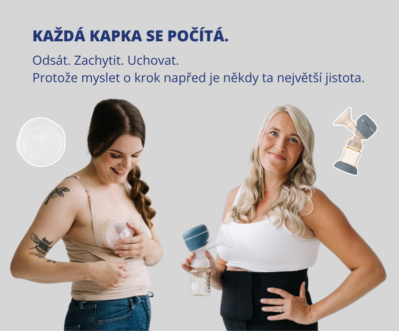 odsávání mateřského mléka jednoduše