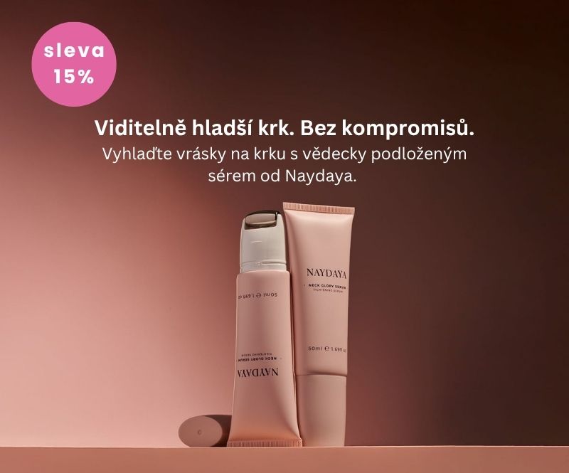 Jemná pokožka krku si zaslouží stejnou péči jako pleť