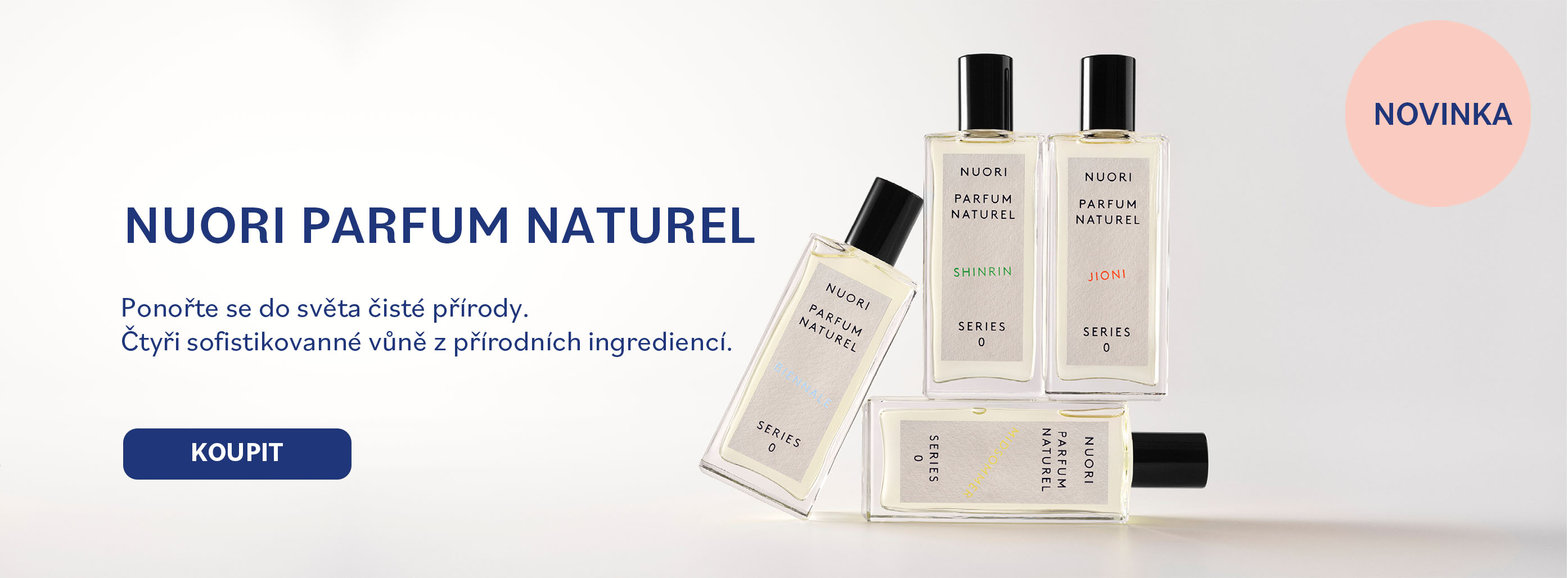 nové přírodní a sofistikované parfémy