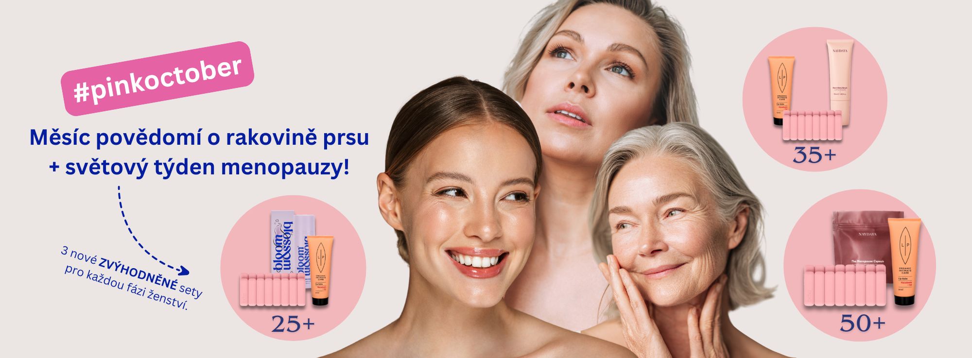 říjen je měsíc menopauzy a povědomí o rakovině prsu