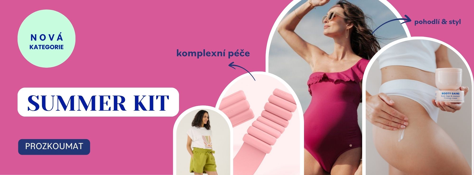 Letní produkty pro těhotné a kojící maminky a ženy v menopauze a perimenopauze