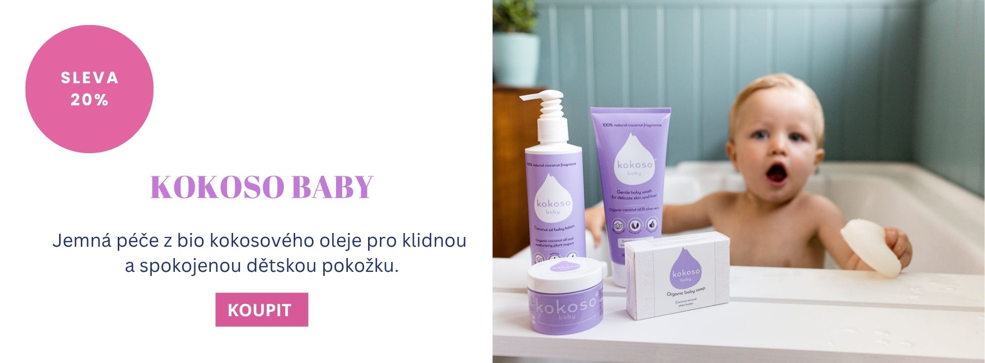 jemná, přírodní a čistá péče pro děti