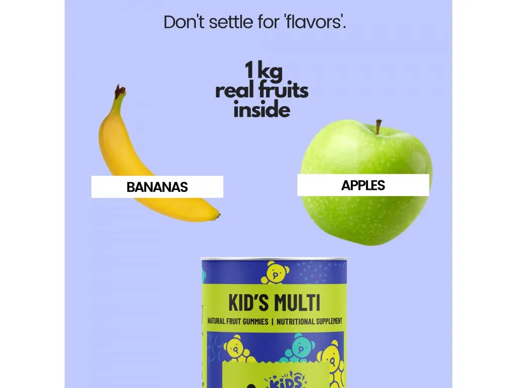 Frank Fruities Kids multi (ovocné želé s vitamíny a minerály pro děti)