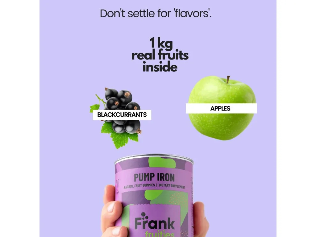 Frank Fruities Pump iron (ovocné želé se železem)