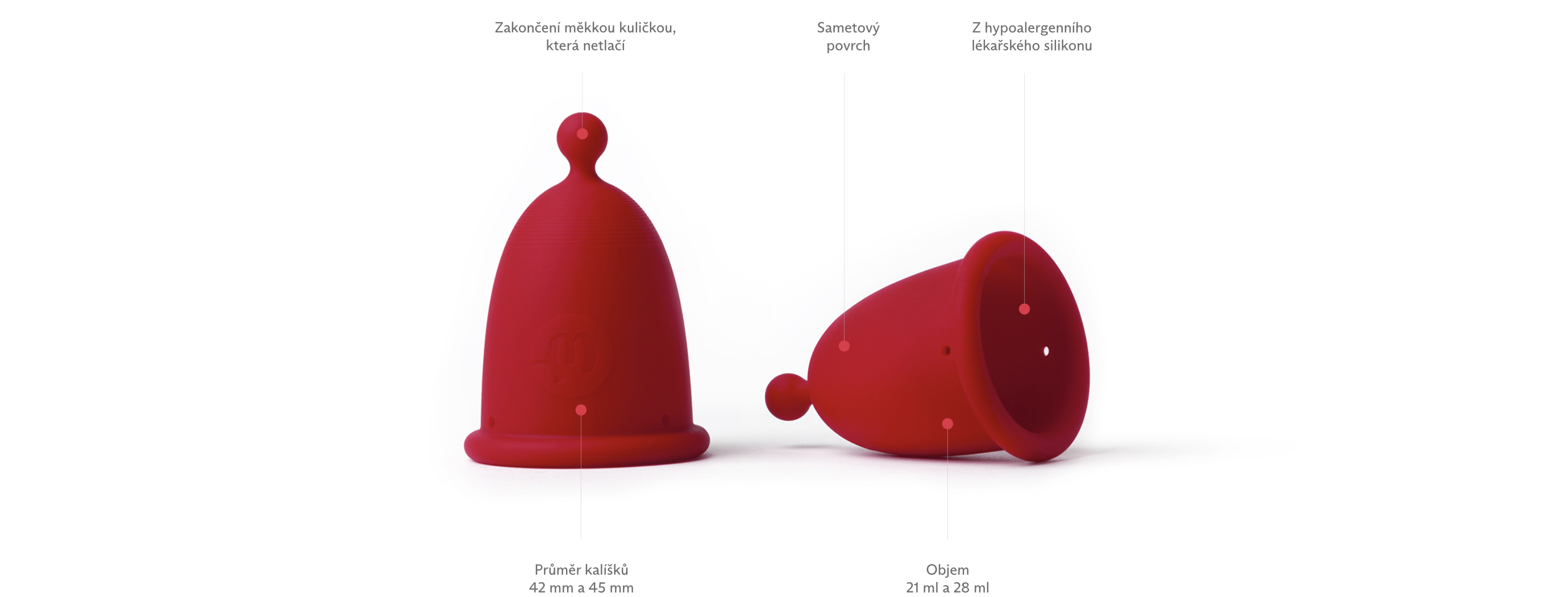 Whoop·de·doo Menstruační kalíšek DUO pack