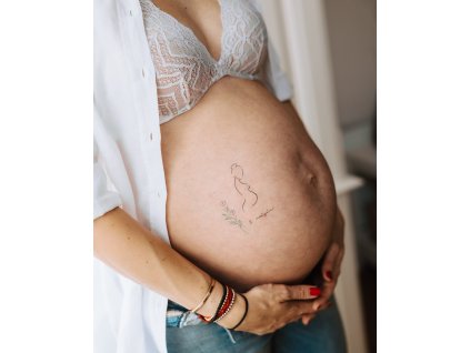 Tetování na těhotenské bříško Měsíce_1