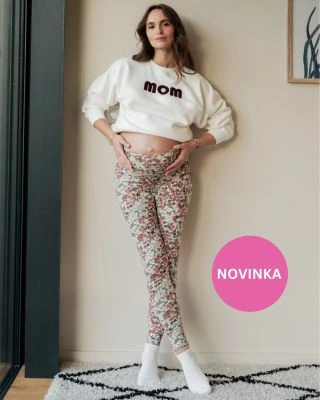 NOVINKA, kterou si zamilujete na první obléknutí. 🤍 těhotenské legíny Liberty jsou přesně ten kousek, který obléknete ráno...