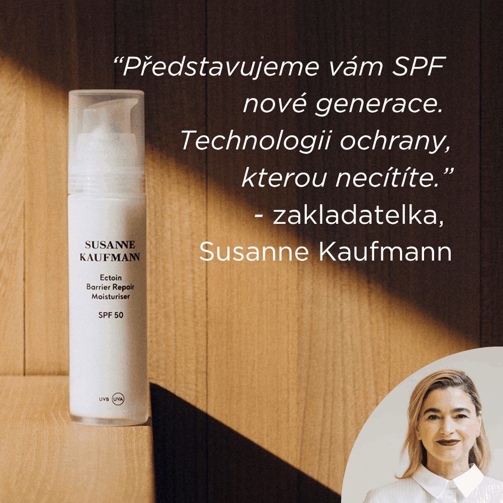 Krém na obličej s SPF 50: Proč si zamilovat bariérový krém Susanne Kaufmann s ectoinem