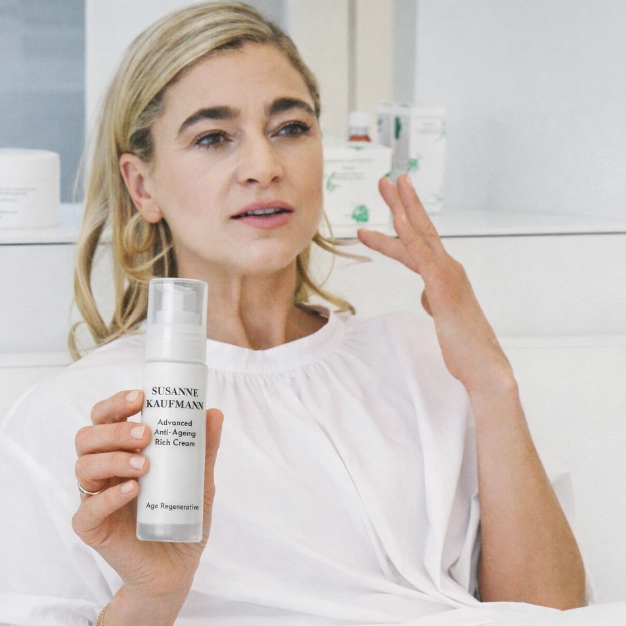 Susanne Kaufmann: Alpská skincare, která dává pleti klid