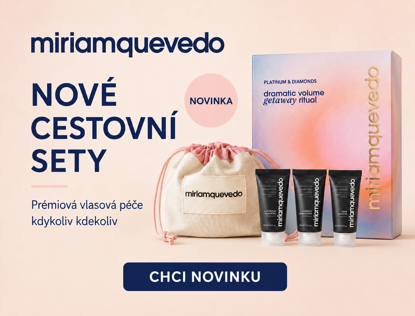 Miriam Quevedo Extreme Caviar Cestovní rituál pro revitalizaci vlasů