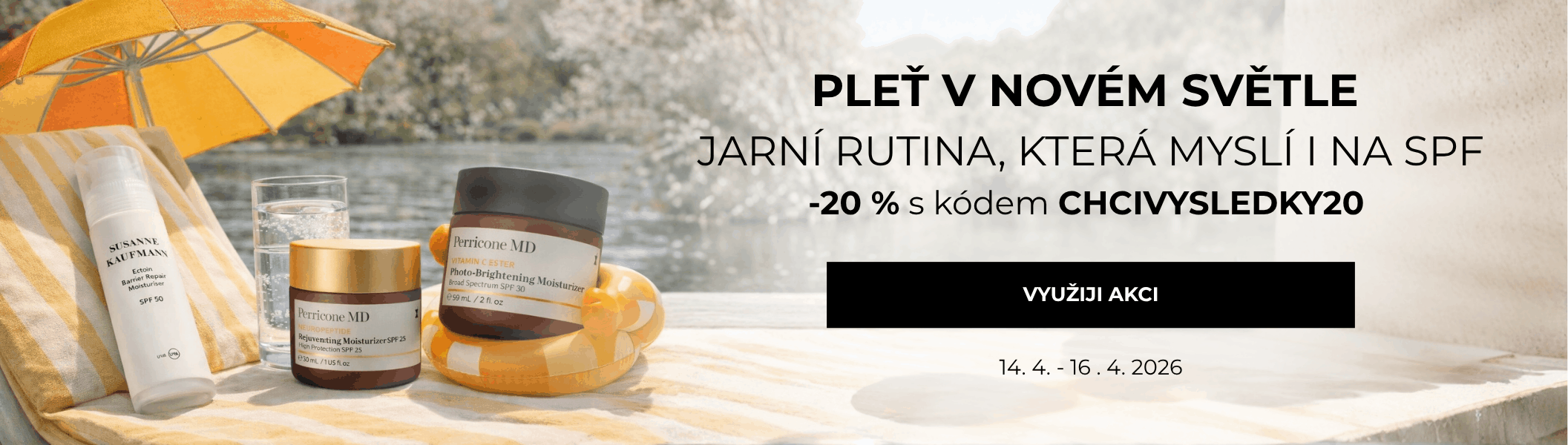 Akce -20 % na vaši oblíbenou kosmetiku