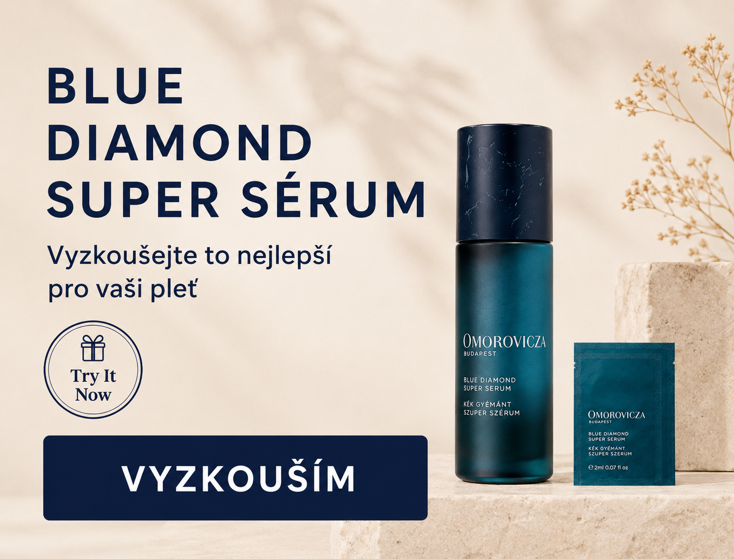 Try It First - Vyzkoušejte si Diamond sérum Omorovicza