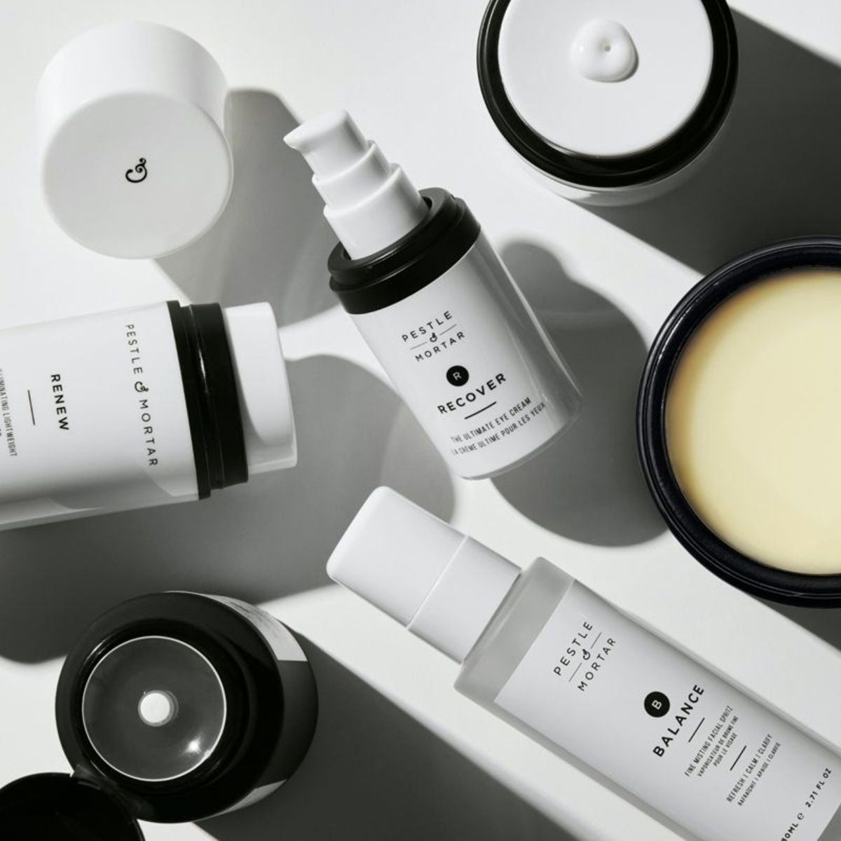 Produkty Pestle & Mortar pro jednoduchou rutinu