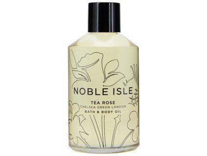 Tea Rose Body Oil White Background