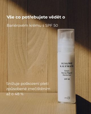 Vše, co potřebujete vědět o Susanne Kaufmann Bariérovém krému s SPF 50. 🙌 #madeforskincz #skincare #skincareroutine...
