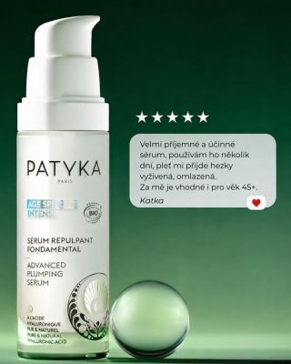 Dejte své pleti zpevnění a hydrataci, kterou si zaslouží! 💧 PATYKA Pokročilé vyplňující pleťové sérum s 2% kyselinou...
