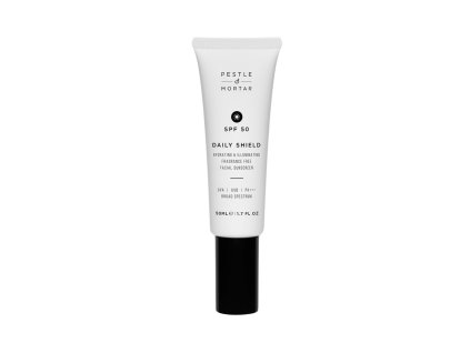 Pestle & Mortar Nawilżająco-rozjaśniający krem do twarzy z filtrem SPF 50 (rozmiar 50 ml)