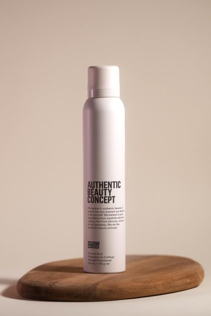 Amplify mousse, authentic beauty concept