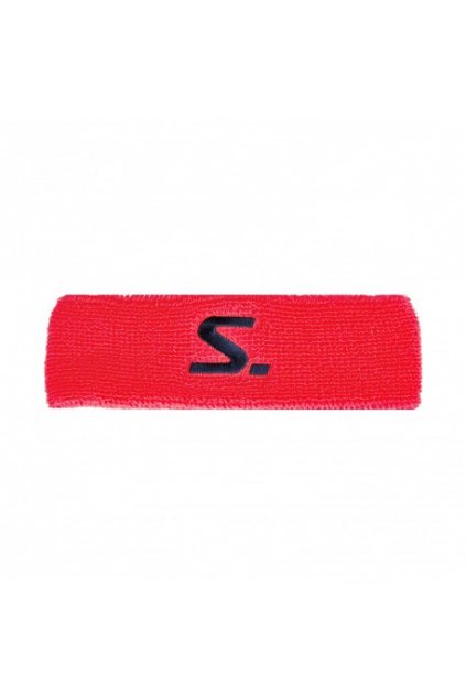 salming knitted headband coral navy