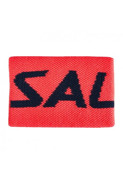 salming wristband mid coral navy