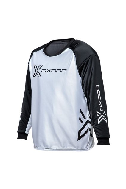 oxdog xguard goalie shirt white black padding xxl