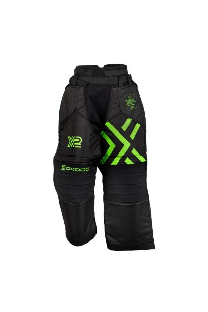 oxdog x2 goalie pants sr black green xs (1)