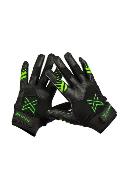 oxdog x2 silicon sr goalie glove black green s (5)