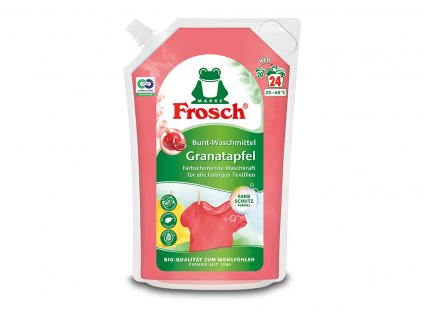 Frosch Granátové jablko farebné Tekutý prací prostriedok 1,8L (24 praní)