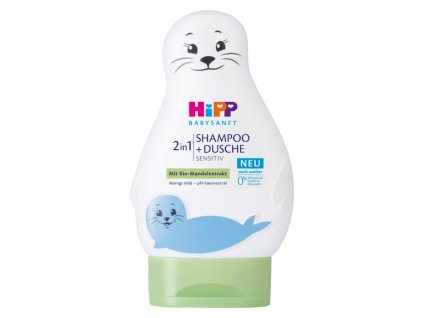 Hipp baby sampon sprchovy gel sensitive 2v1 200ml