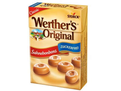 werthers sahnebonbons bez cukru krabička 42g