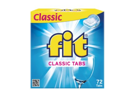 fit Classic tablety do umývačky riadu 72 ks