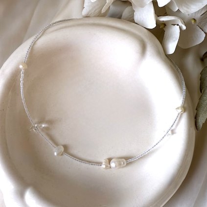 náhrdelnik perlovy sperk