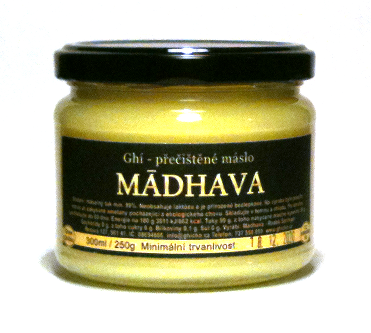 Cultured Ghee (máslo ze zakysané smetany, z biochovu) 250g / 330ml .