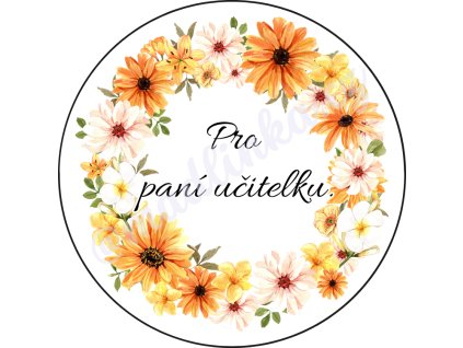 Sam. kulaté - Pro paní učitelku